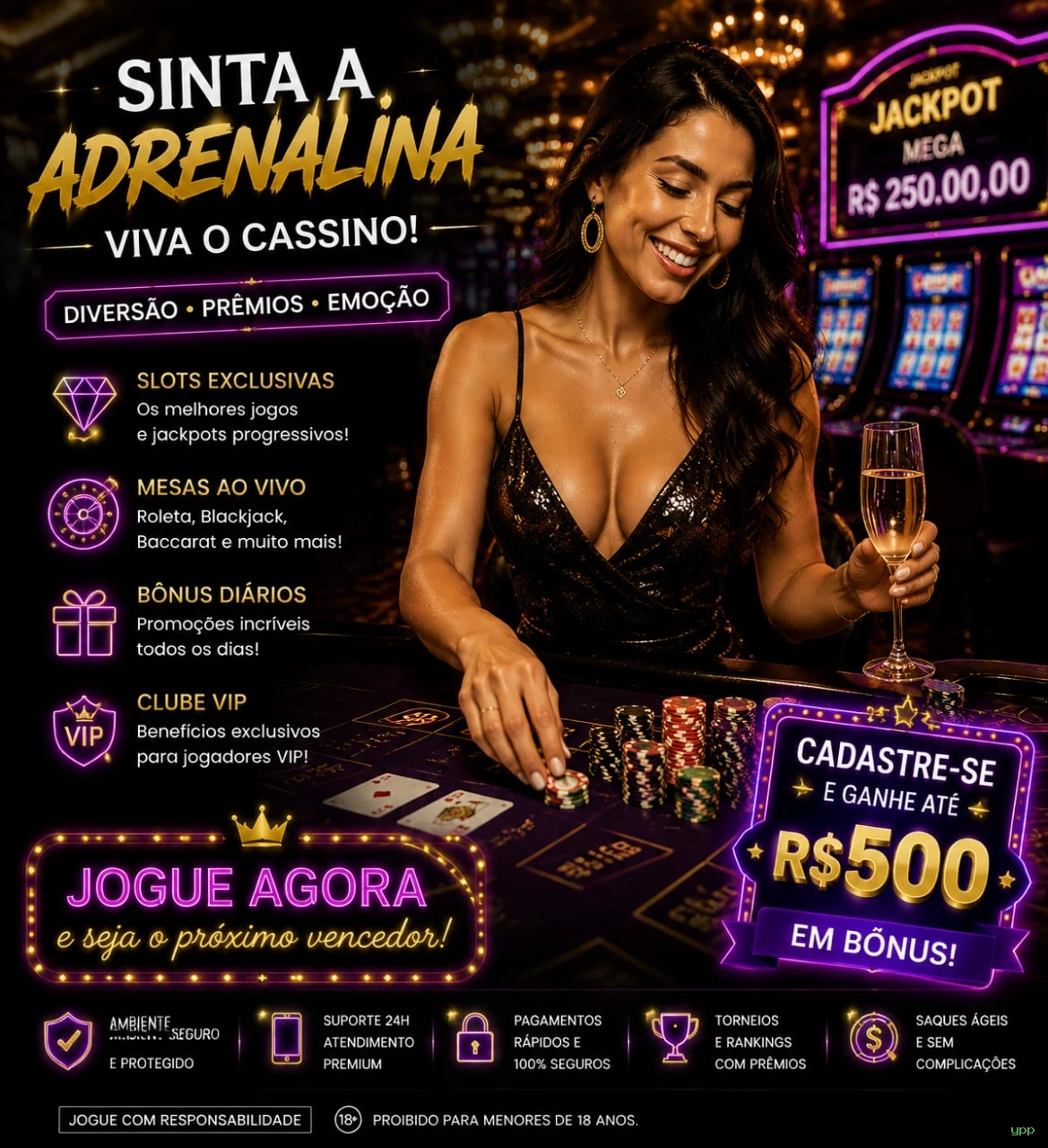 Plataforma completa da ypp com todos os jogos